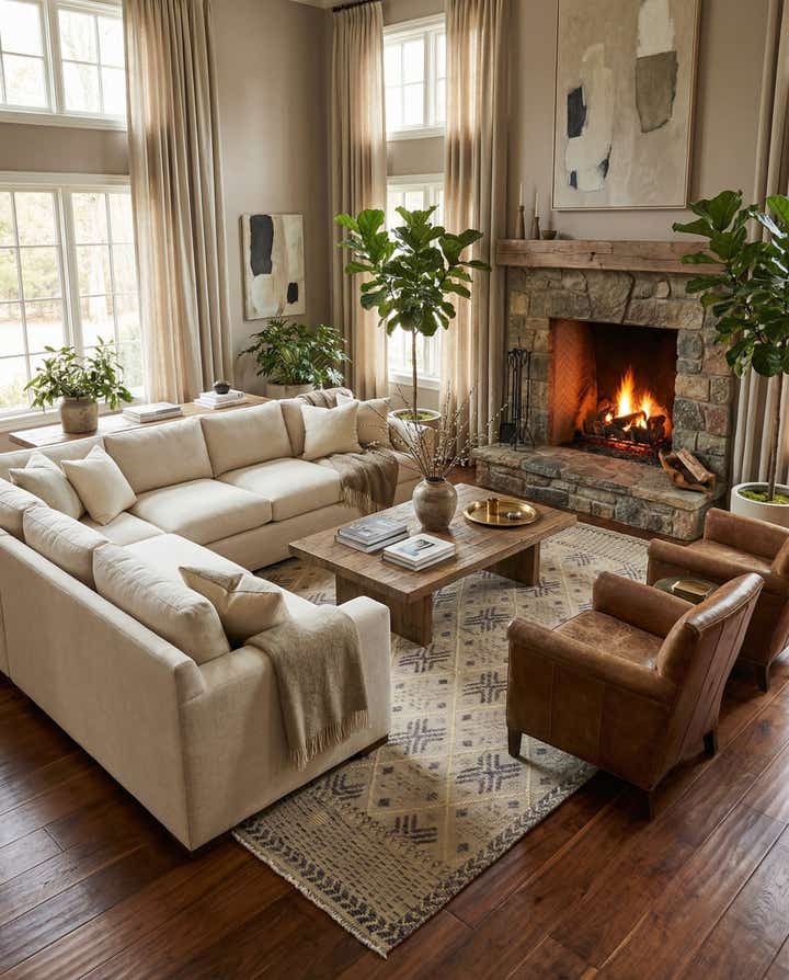 7' 9 x 10' 5 Hand Woven Darya Wool Rug