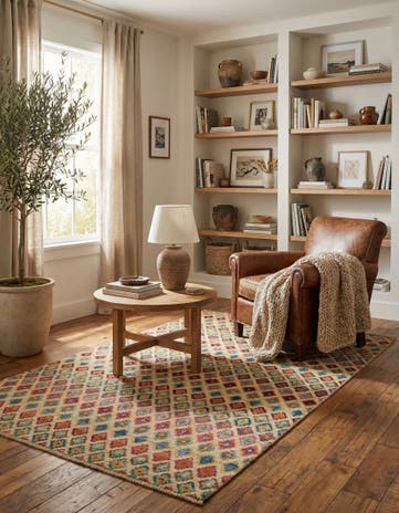 4' 2 x 6' 3 Hand Knotted Balouch Wool Rug