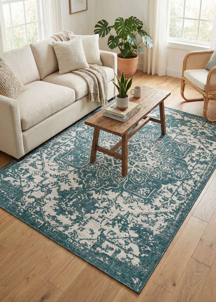 6' x 9' Easy-Clean Jill Zarin Dubai Indoor / Outdoor Rug