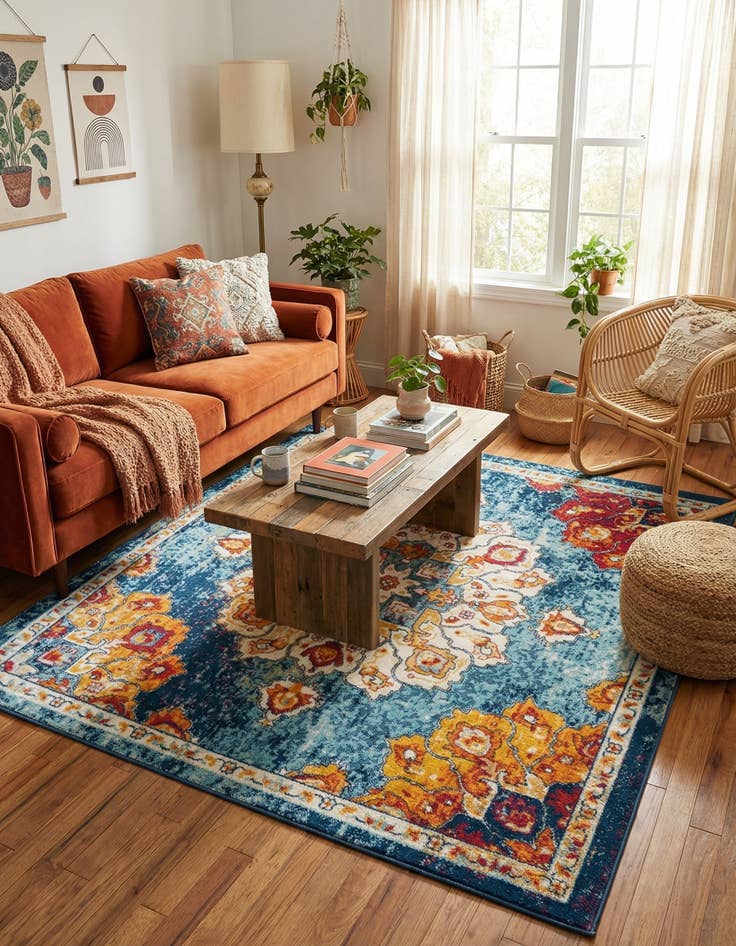 Detail image of  7' 10 x 7' 10 Parker Square Rug