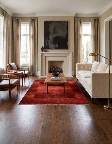 4' 10 x 6' 5 Hand Knotted Kashkuli Rug