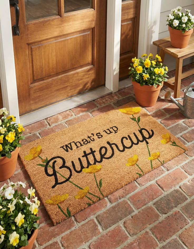 Detail image of  1' 6 x 2' 6 Buttercup Doormat