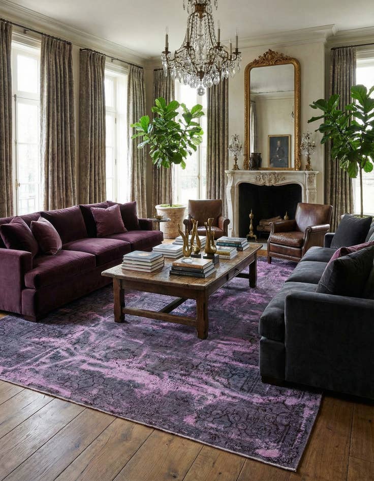 Detail image of 10' x 13' 7 Vintage Royal Wool Rug