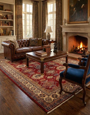 5' 10 x 8' 11 Kazak Wool Rug
