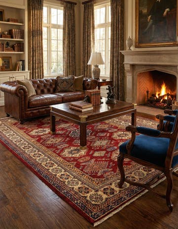 5' 10 x 8' 11 Kazak Wool Rug