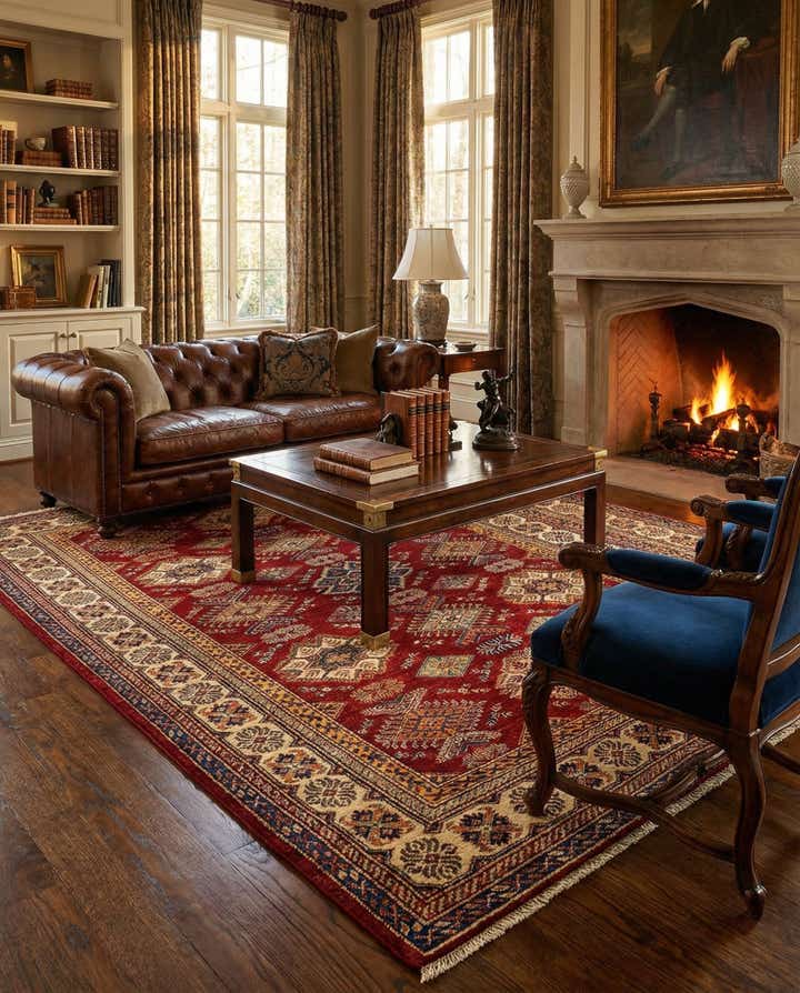 5' 10 x 8' 11 Kazak Wool Rug