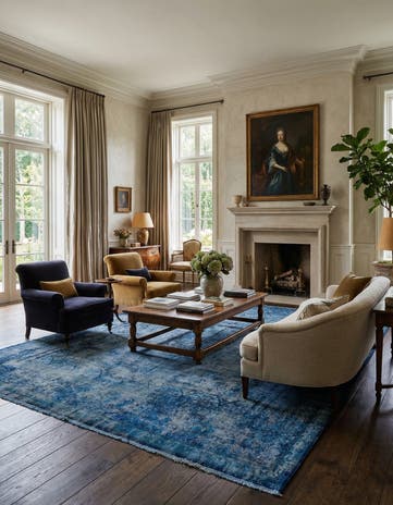 9' 7 x 13' 1 Vintage Royal Wool Rug