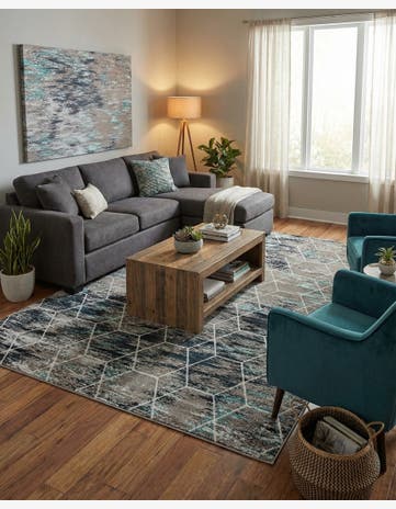 10' x 14' Trellis Frieze Rug