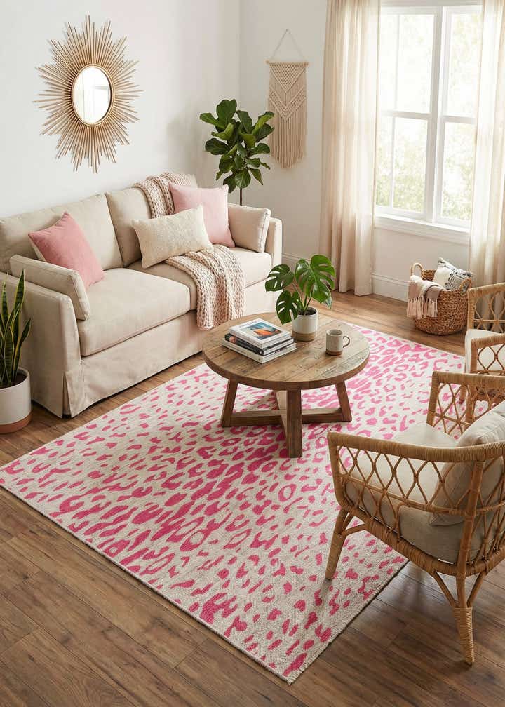 5' 3 x 8' Easy-Clean Safari Indoor / Outdoor Rug