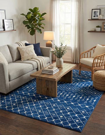7' 10 x 10' Moroccan Trellis Rug
