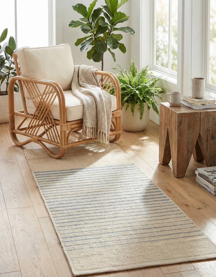 Detail image of 2' 7 x 5' 1  Hand Knotted Kilim Wool Rug