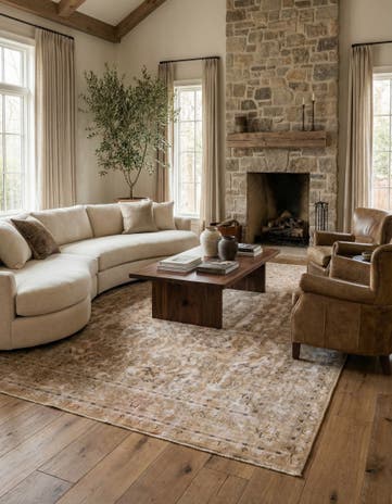 9' 6 x 12' 9 Hand Knotted Ultra Vintage Persian Wool Rug