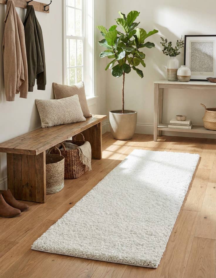 Detail image of 2' x 8' Jill Zarin Shaggy Chic Runner Rug