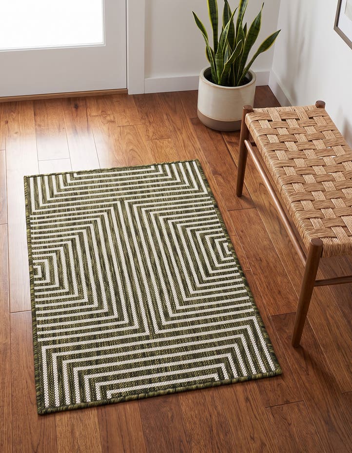 2' x 3' Easy-Clean Modern Indoor / Outdoor...