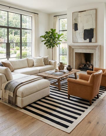 8' 3 x 9' 9 Hand Woven Kilim Modern Wool Rug
