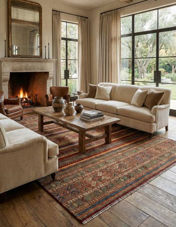 8' 10 x 12' 1 Torkman Wool Rug