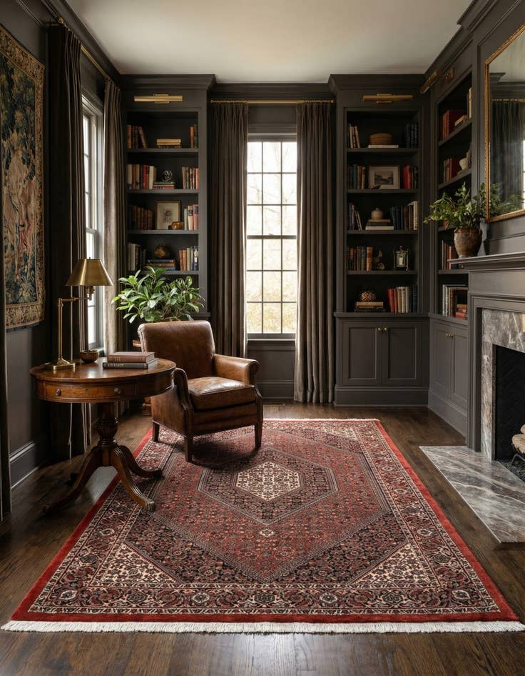 Detail image of 2' 8 x 3' 3  Hand Knotted Afshar Persian Wool Square Rug