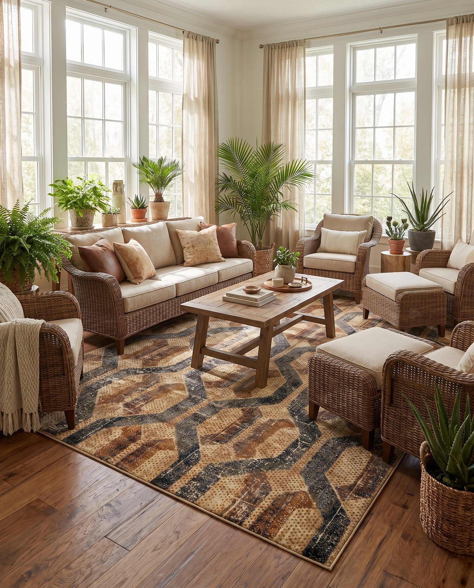 9' x 12' Saturn Rug