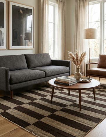5' 2 x 7' 10 Hand Knotted Modern Ziegler Rug