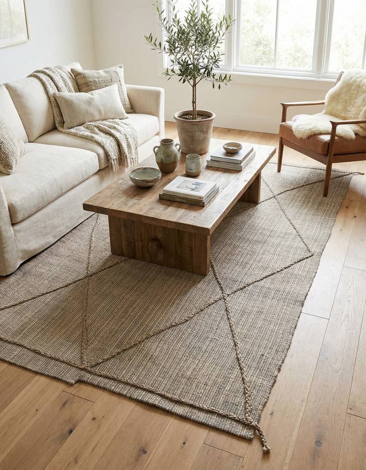 Detail image of 6' 1 x 12' 1  Hand Knotted Moroccan Wool Runner Rug