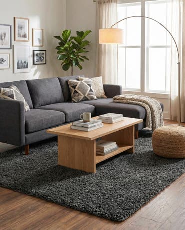  4' x 6' Zermatt Shag Rug