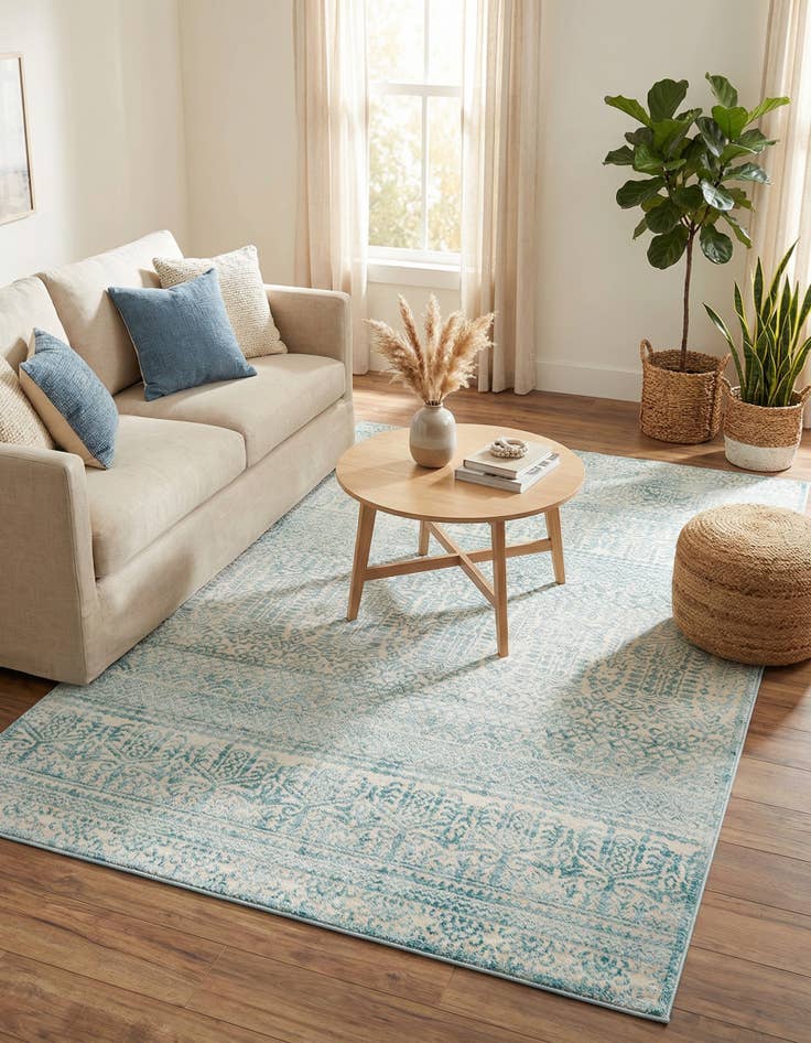 Detail image of 5' 3 x 8' Uptown Cloisters Rug