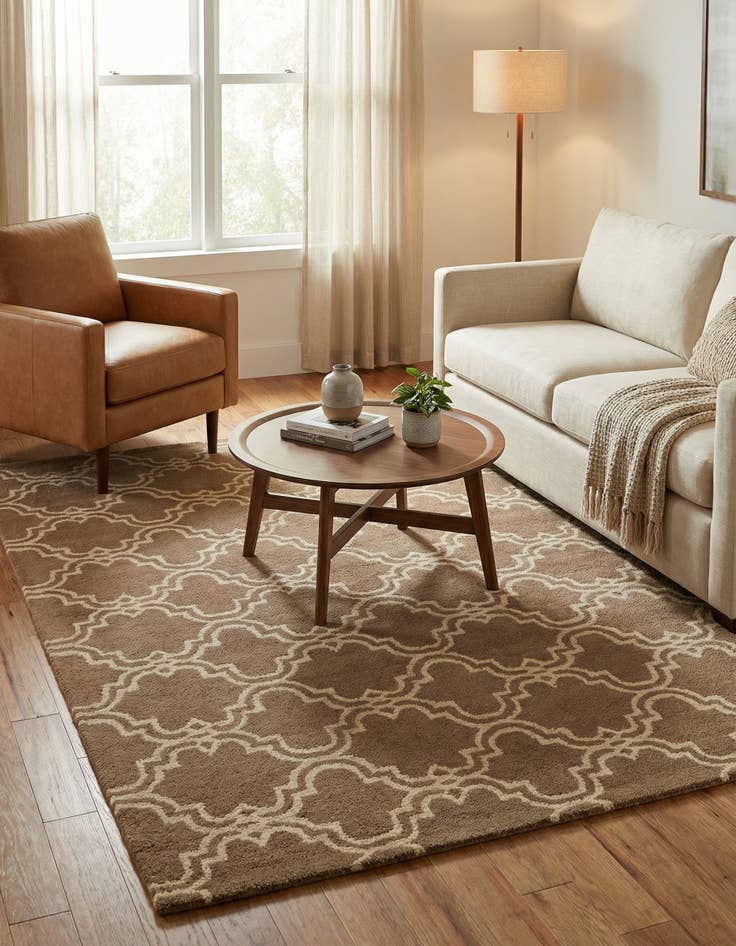 Detail image of 5' x 8' Luna Wool Rug