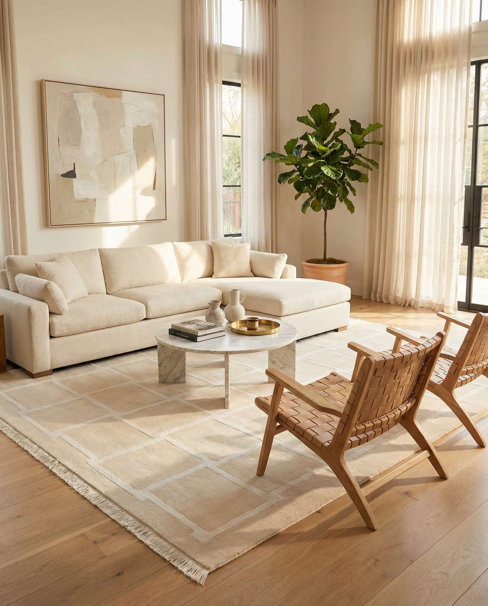 175cm x 250cm Handgeknüpft Darya Wolle Teppich