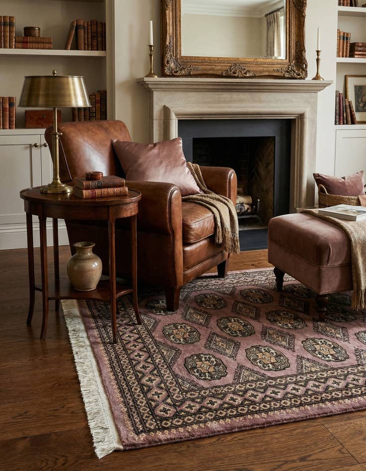 Detail image of 2' 7 x 3' 10  Hand Knotted Bokhara Oriental Rug