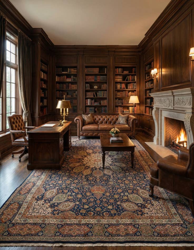 Detail image of 11' x 16' Tabriz Wool Rug