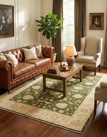 6' 8 x 9' 5 Ziegler Wool Rug