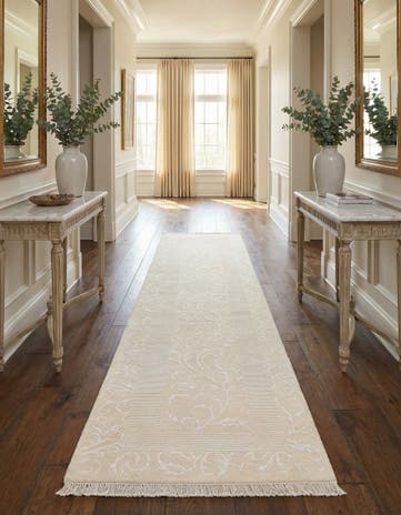 3' 3 x 12' 6 Hand Knotted Darya Wool Runner Rug