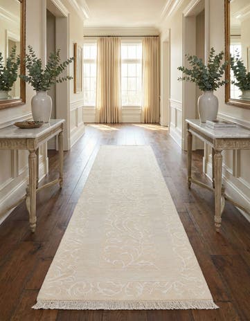 3' 3 x 12' 6 Hand Knotted Darya Wool Runner Rug