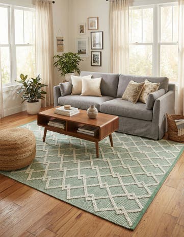 5' 1 x 8' Hand Knotted Jill Zarin Dorset Rug