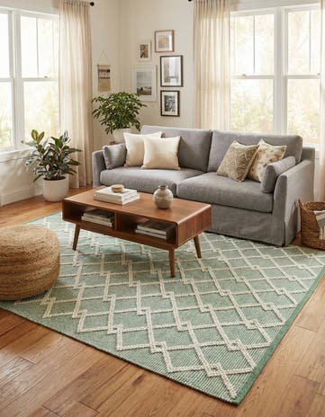 5' 1 x 8' Hand Knotted Jill Zarin Dorset Rug