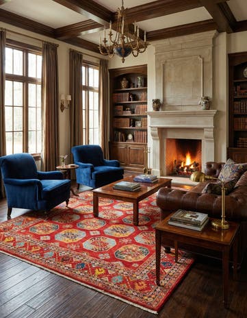 8' 3 x 11' 4 Hand Knotted Kazak Rug