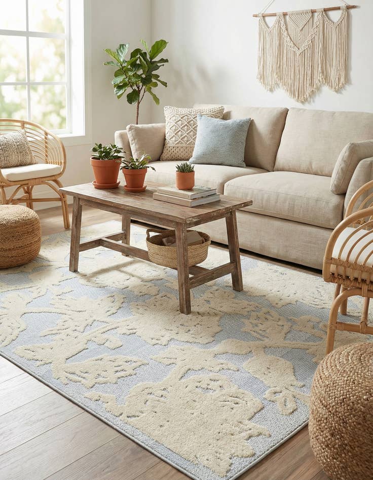 Detail image of 5' 3 x 8'  Washable Aruba Indoor / Outdoor Rug