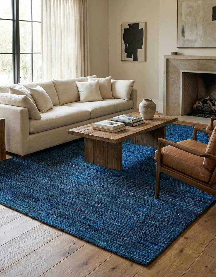 Detail image of  7' 9 x 10' 5  Hand Knotted Darya Wool Rug