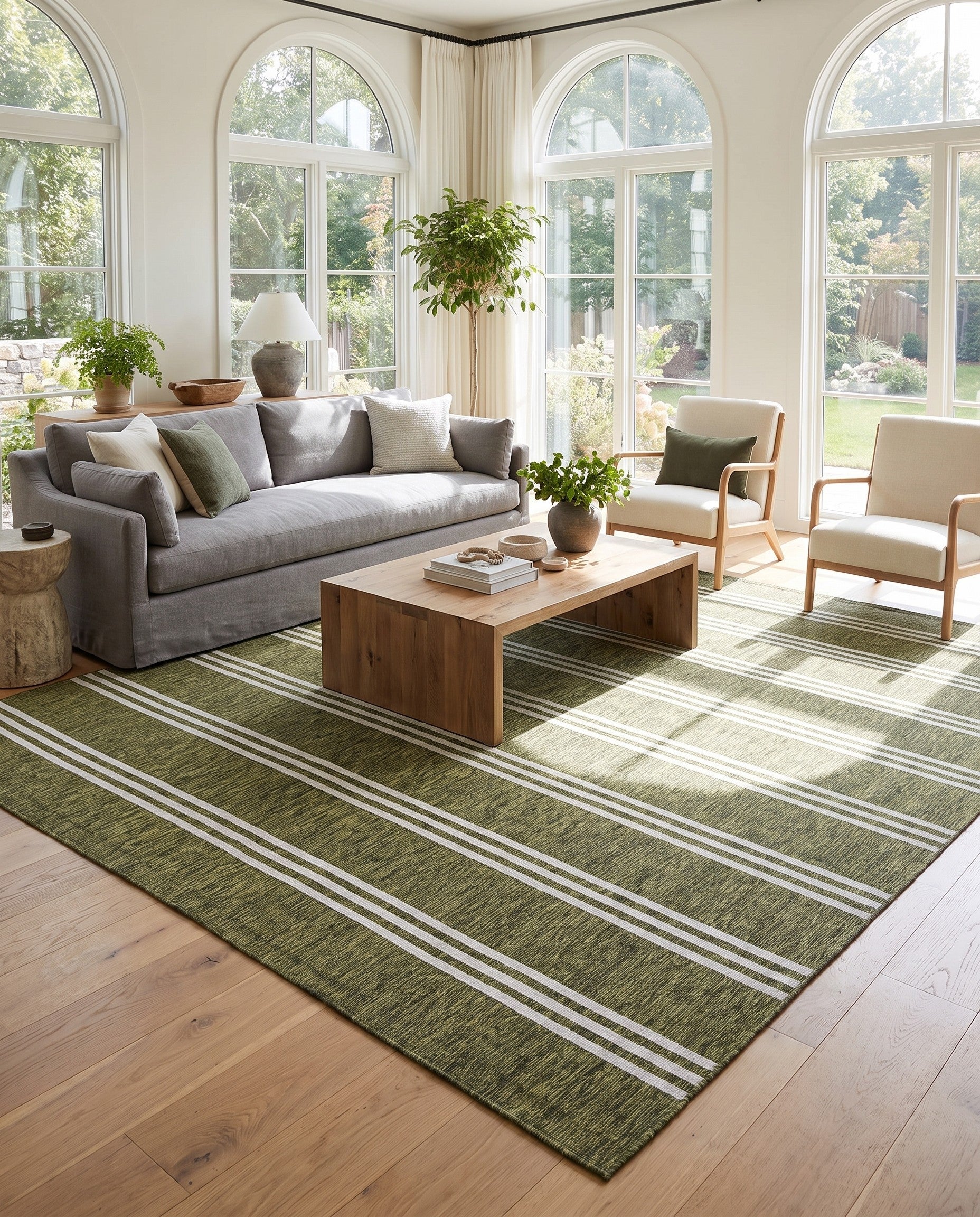 13' x 13' Easy-Clean Jill Zarin Anguilla Indoor / Outdoor Square Rug