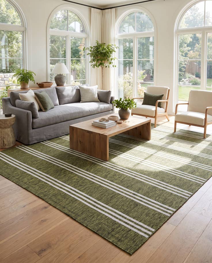 Detail image of 13' x 13' Easy-Clean Jill Zarin Anguilla Indoor / Outdoor Square Rug