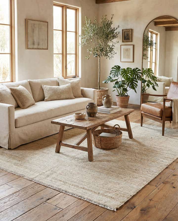 5' 8 x 6' 7 Hand Knotted Moroccan Wool Rug