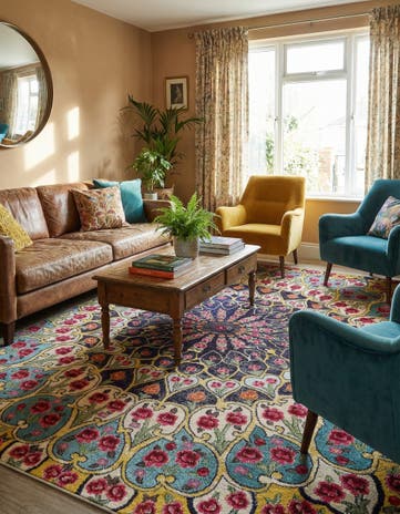 9' x 12' 2 Washable Carnevale Rug
