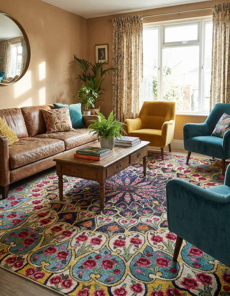 Detail image of 9' x 12' 2  Washable Arte Rug