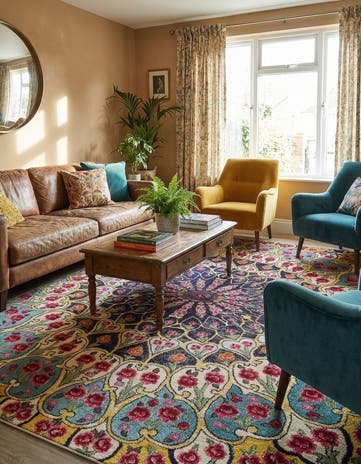 9' x 12' 2 Washable Carnevale Rug