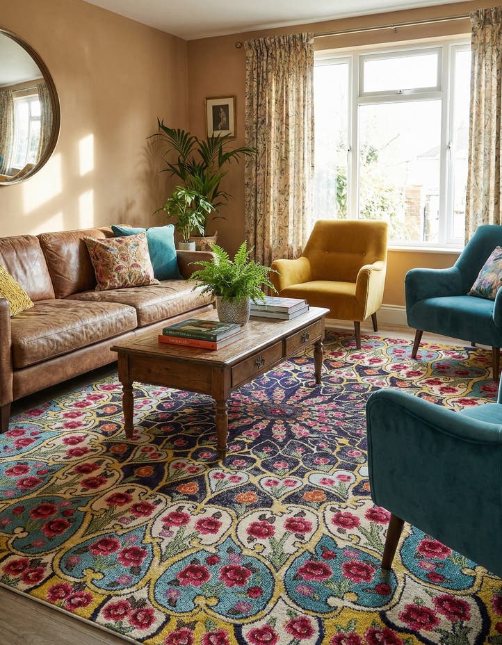 9' x 12' 2 Washable Carnevale Rug