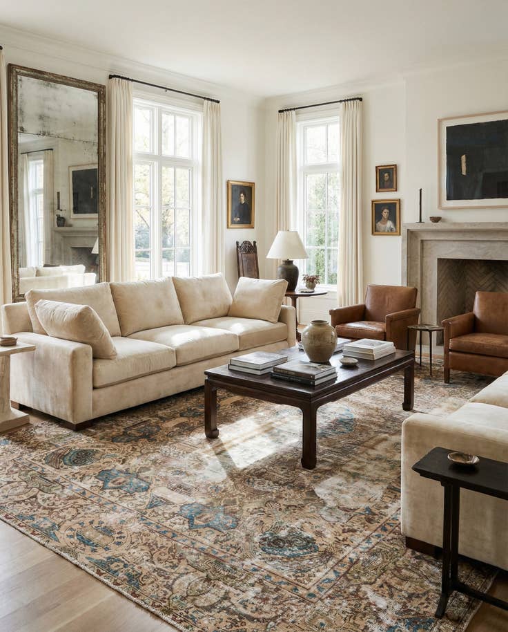 Detail image of 8' 1 x 11' 2 Hand Knotted Ultra Vintage Persian Wool Rug