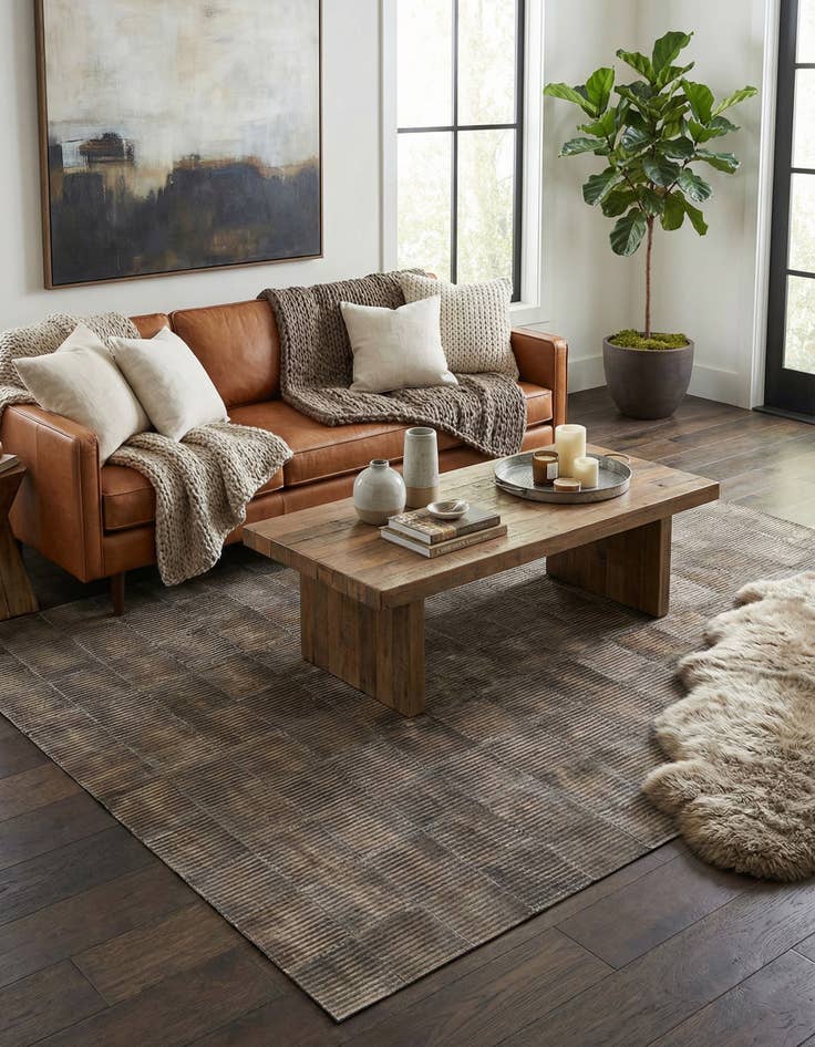 Detail image of  5' x 7' 10 Cowhide Rug