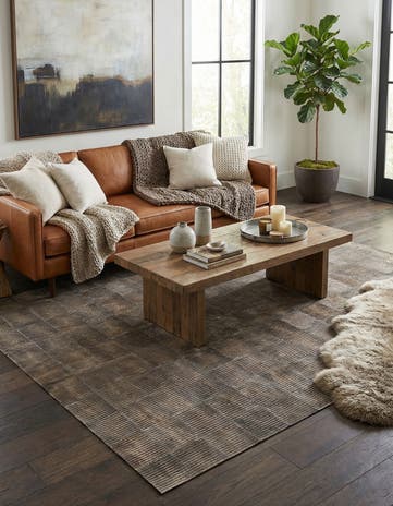 5' x 7' 10 Cowhide Rug