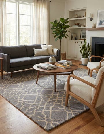 5' x 8' Luna Wool Rug