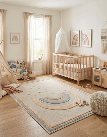 5' 3 x 8' Whimsy Kids Rug